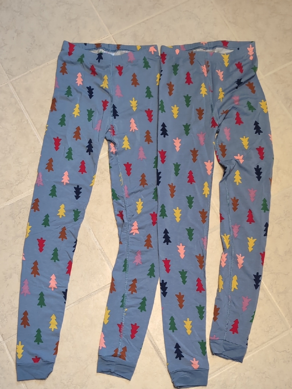 Hanna Andersson Tencel Lyocell Colorful Christmas Legging Pajama Pant